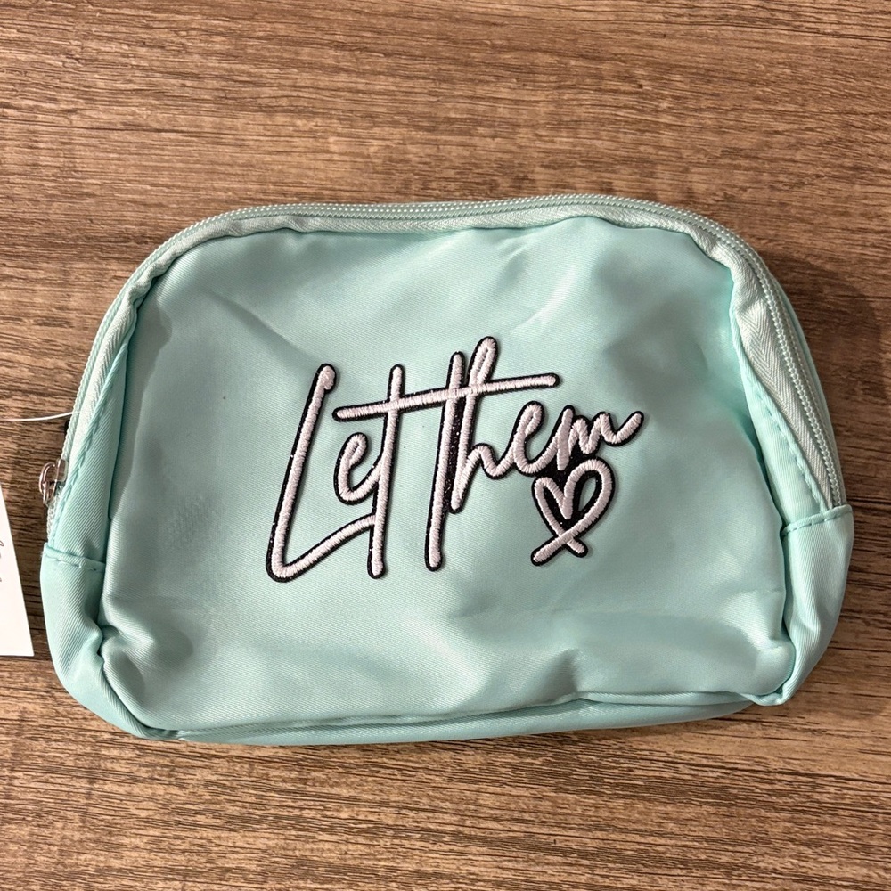 Mint Green Cosmetic Pouch